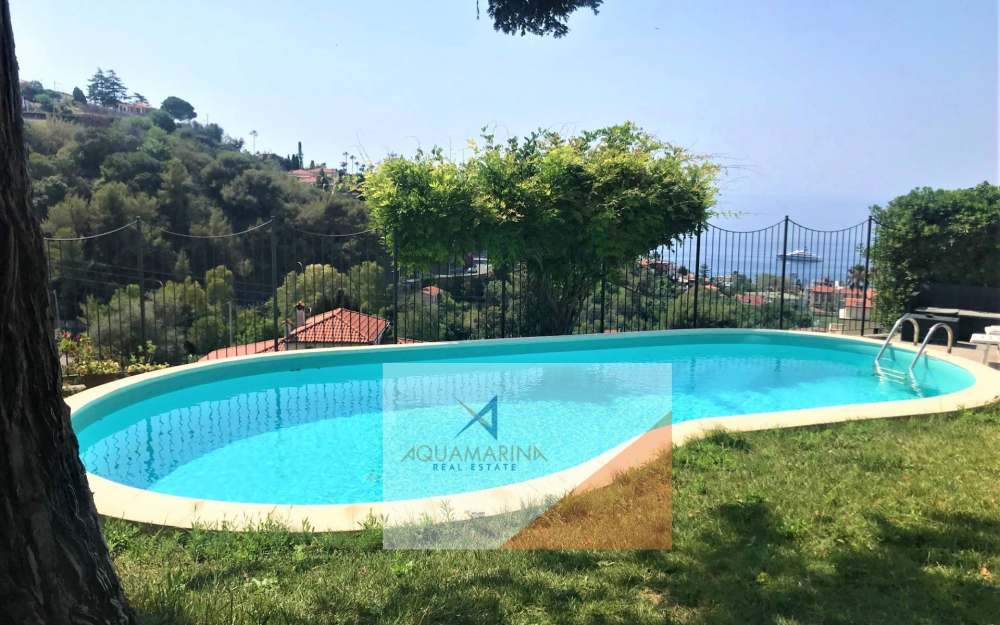 Ospedaletti, flat with swimming pool and sea view for sale - foto 1