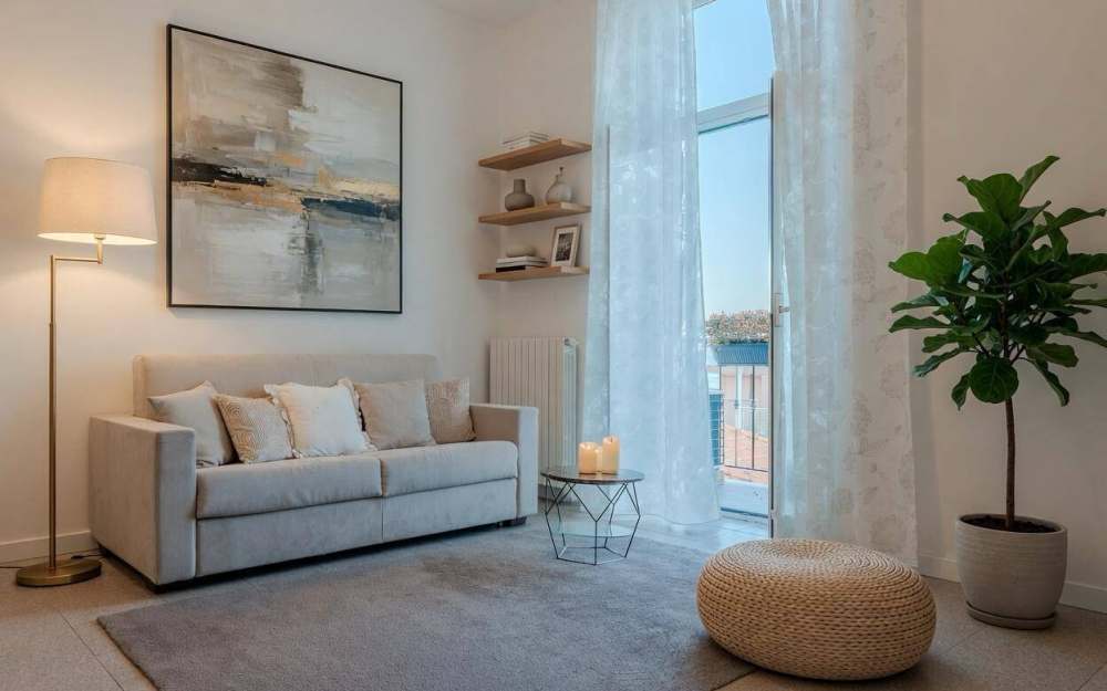 Bordighera: Two-room apartment with a view of the sea, just 2 minutes from the beach and downtown! - foto 1