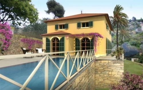 Bordighera villa vue mer en vente