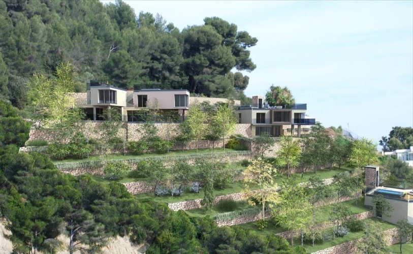 Bordighera terreno con progetto approvato in vendita