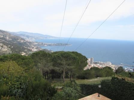 Sea view villa for sale in La Turbie